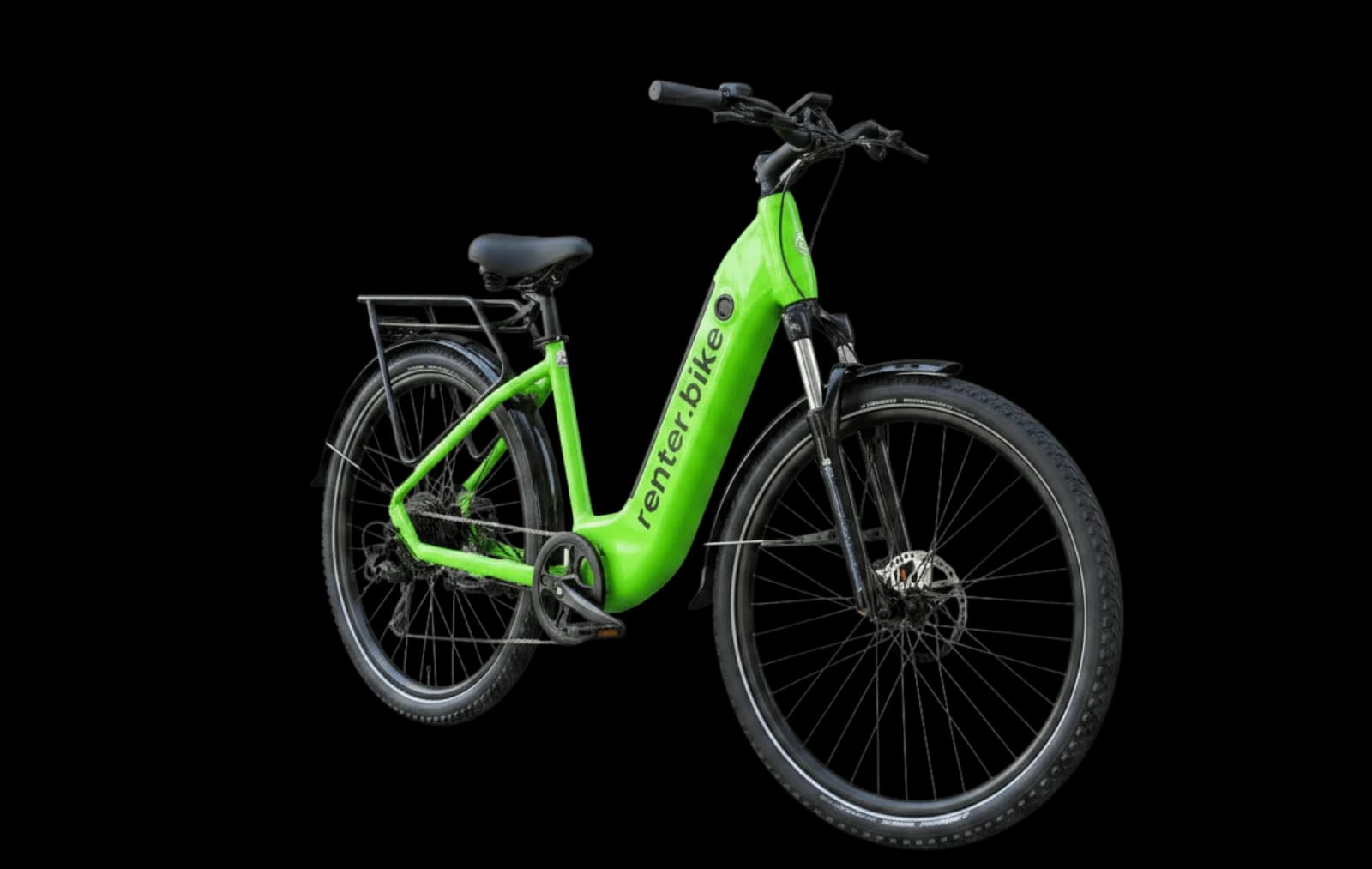 Renter RB1 electric bike seen from the front right
