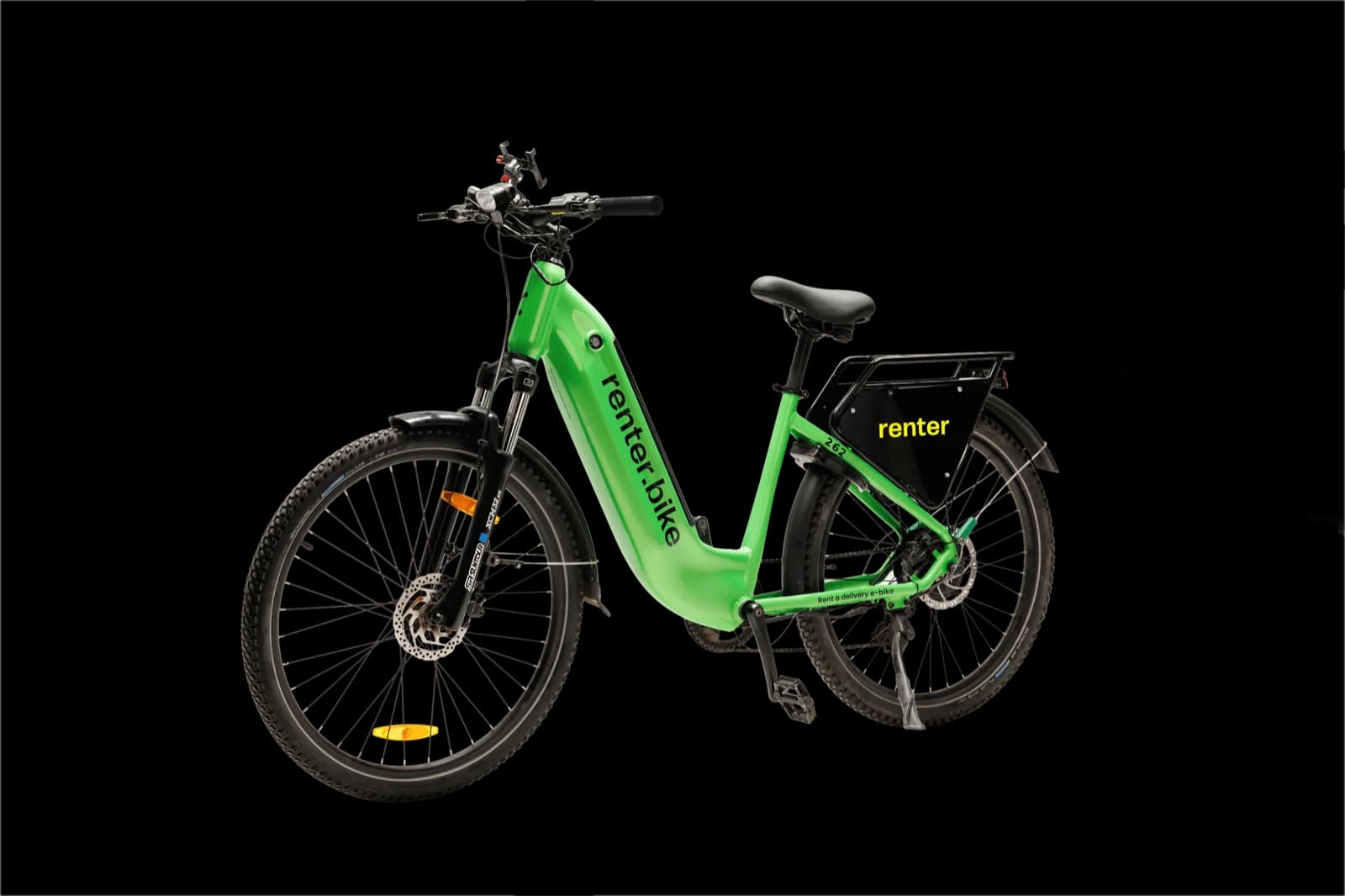 Renter RB1 electric bike seen from the front left