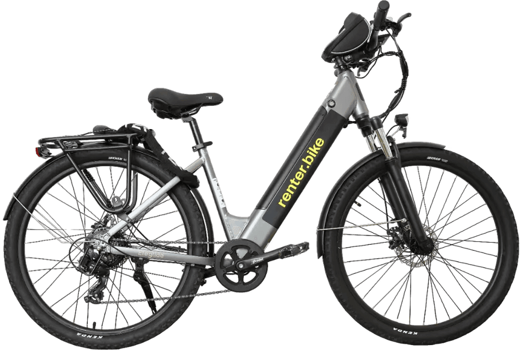 Renter T1 electric bike, side view